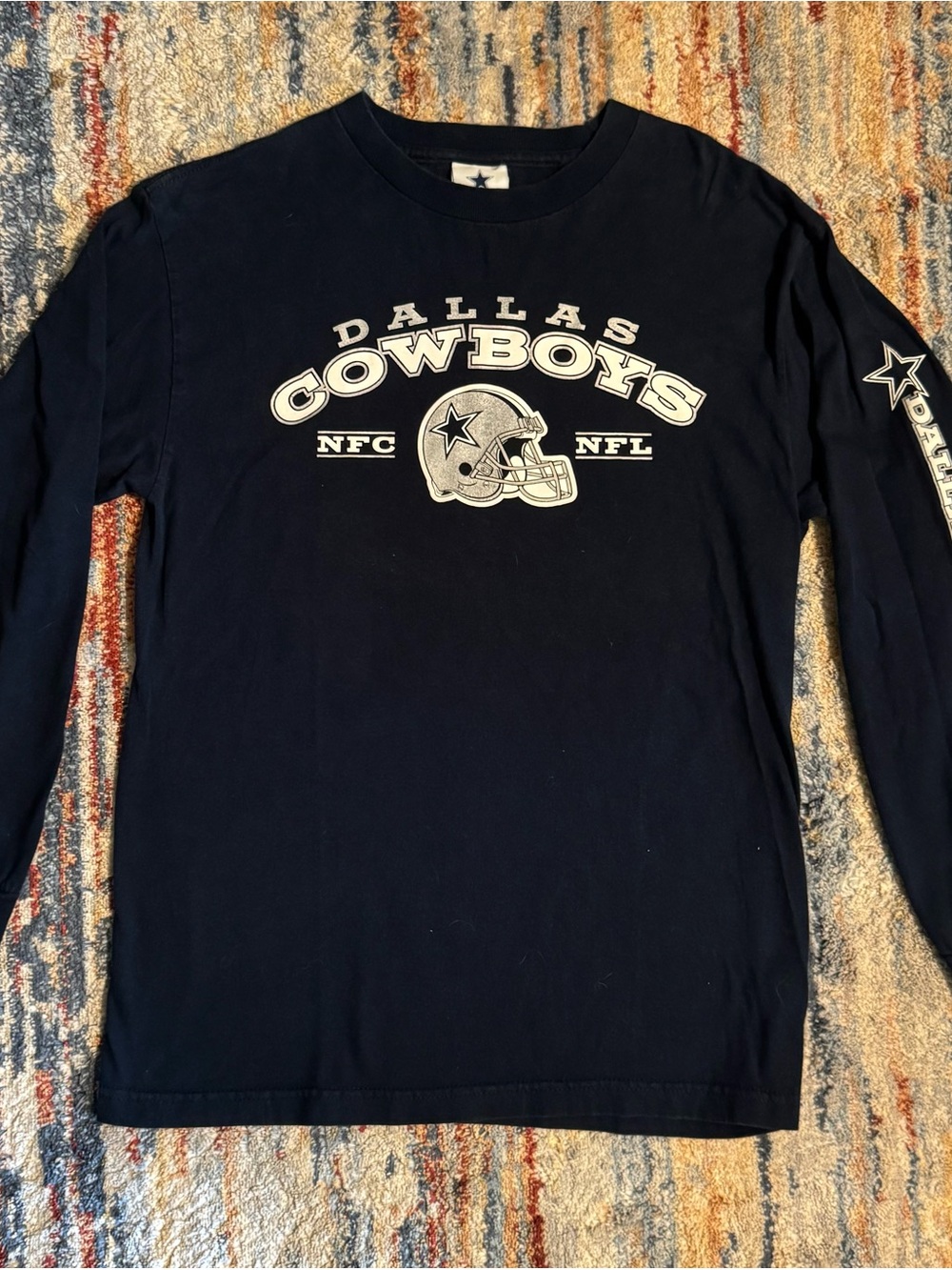 Men’s Navy Dallas Cowboys Long Sleeve Tee
